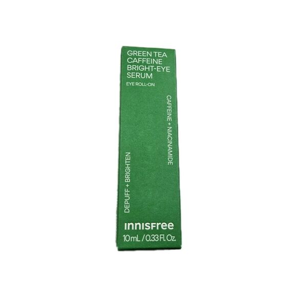 innisfree Green Tea Caffeine Bright-Eye Serum with Niacinamide .33 oz Exp. 11/27 - Picture 1 of 4